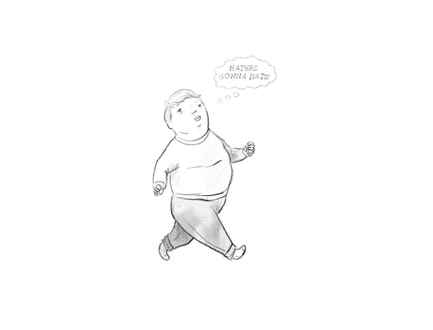 Haters animated GIF